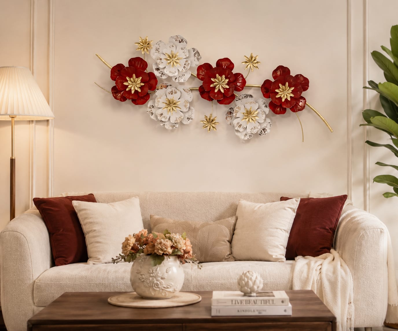 Metal Flower Wall Art