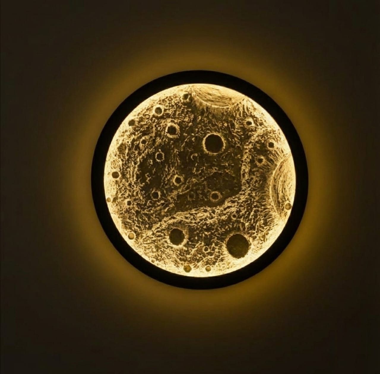 Extra Large 3D Moon LED Wall Light | Luxury Lunar Decorative Wall Lamp for Home Décor
