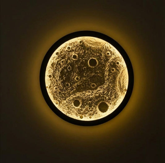 Extra Large 3D Moon LED Wall Light | Luxury Lunar Decorative Wall Lamp for Home Décor