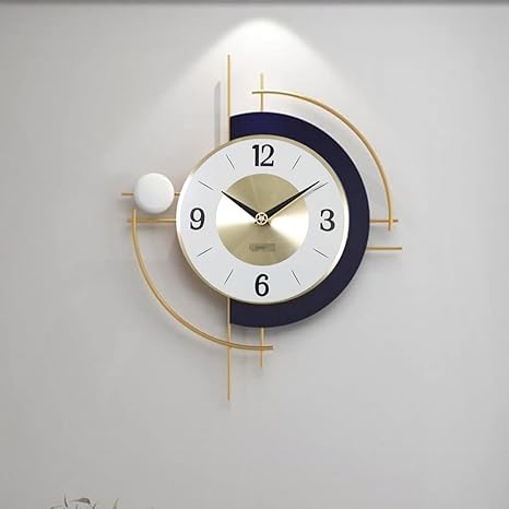 Wall Clock | Decorative Art Sculpture for Home, Office, Living Room, Bedroom, Restaurant & Café