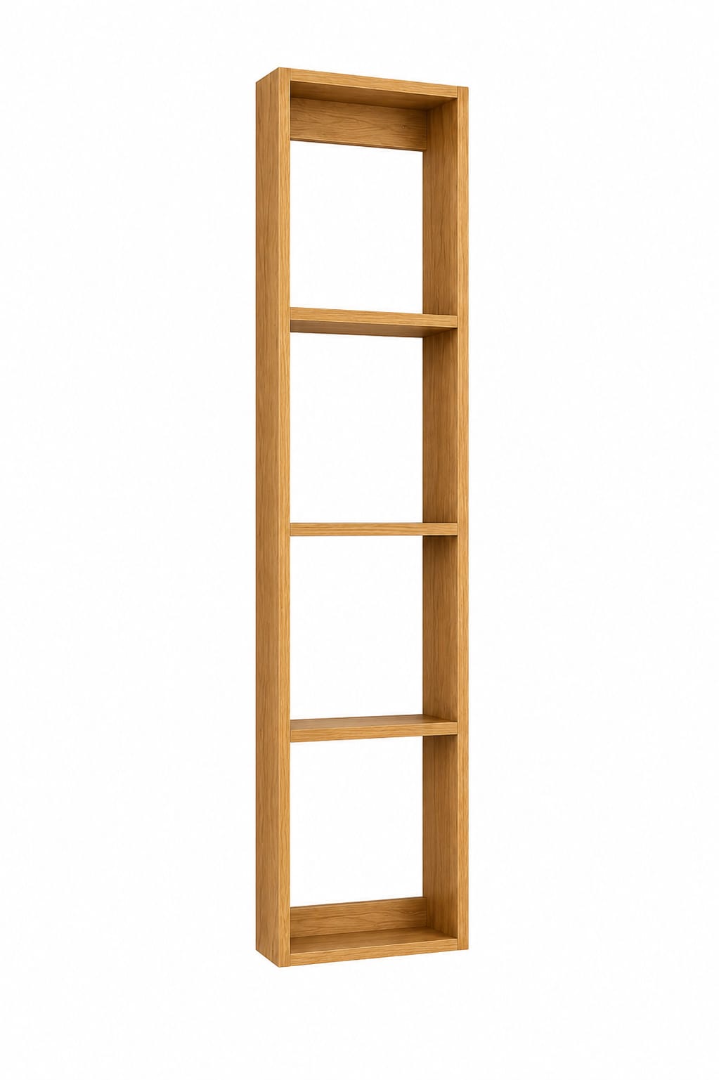 Slim Wooden Wall Shelf Organizer for Kitchen & Living Room | Modern Floating Storage Rack