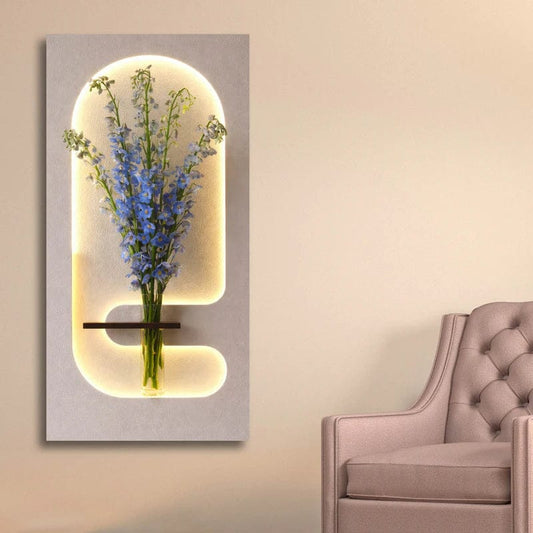 LED Wall Flower Vase Frame (20” x 30”)