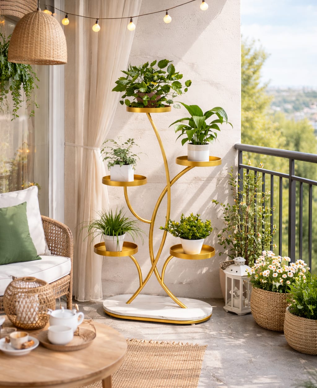 Multi Layer Plant Stand Modern Decoration Plant