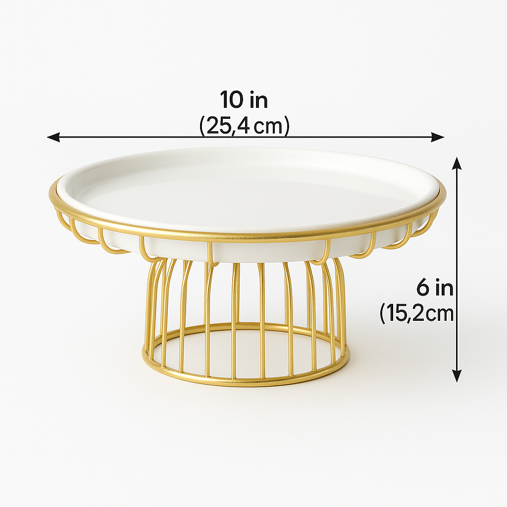Luxury Gold Metal Cake Stand