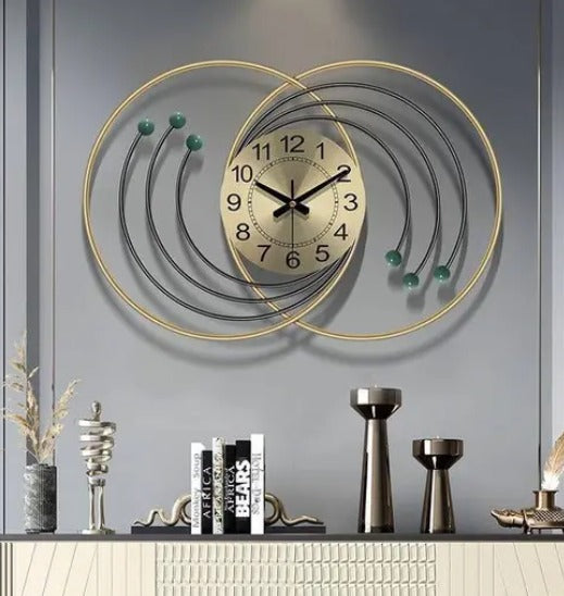 Modern Double Ring Wall Clock