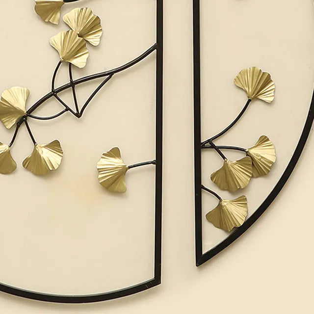 Cyclic Blossom Metal Wall Accent