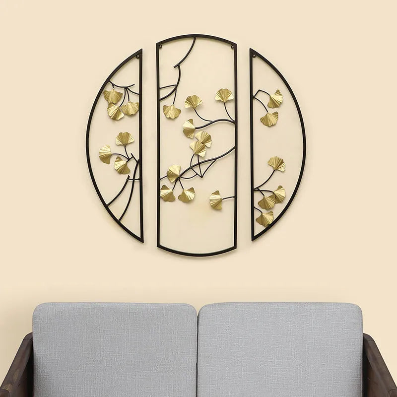 Cyclic Blossom Metal Wall Accent